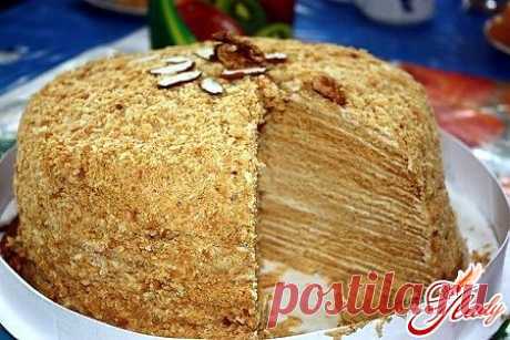 Медовый торт со сметанным кремом: рецепт вкусного десерта