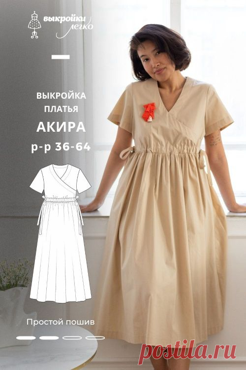 Выкройка платья. Оригами коллекция «Акира» | Шить просто — Выкройки-Легко.рф