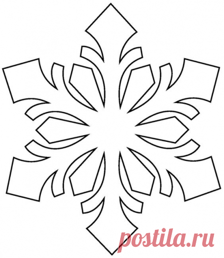 Снежинки из бумаги своими руками 50+ идей. Шаблоны снежинок из бумаги для вырезания. | Творческая работа ✄ Безграничные идеи
