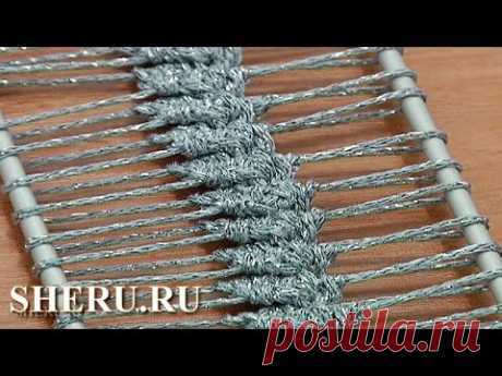 Hairpin Crochet How to Work Strip  Урок 11 Учимся вязать на вилке