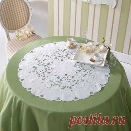 Cutwork embroidery – drawings and ideas for house linen