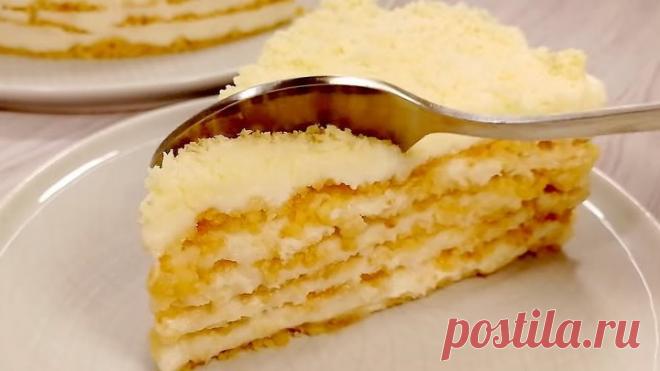 БЕЗ ДУХОВКИ. Обалденный торт ПЛОМБИР.