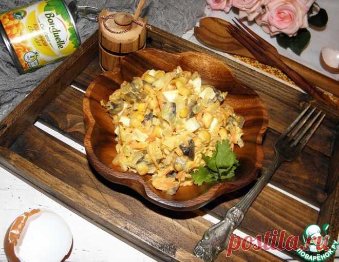 Салат с грибами 