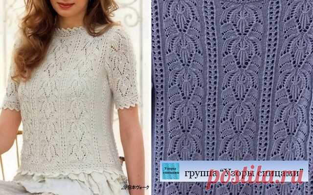 Узор (429) | Красивый рисунок от японских мастериц
#ажурные_узоры