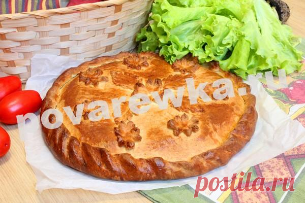Пирог с мясом в духовке пошаговый рецепт с фото