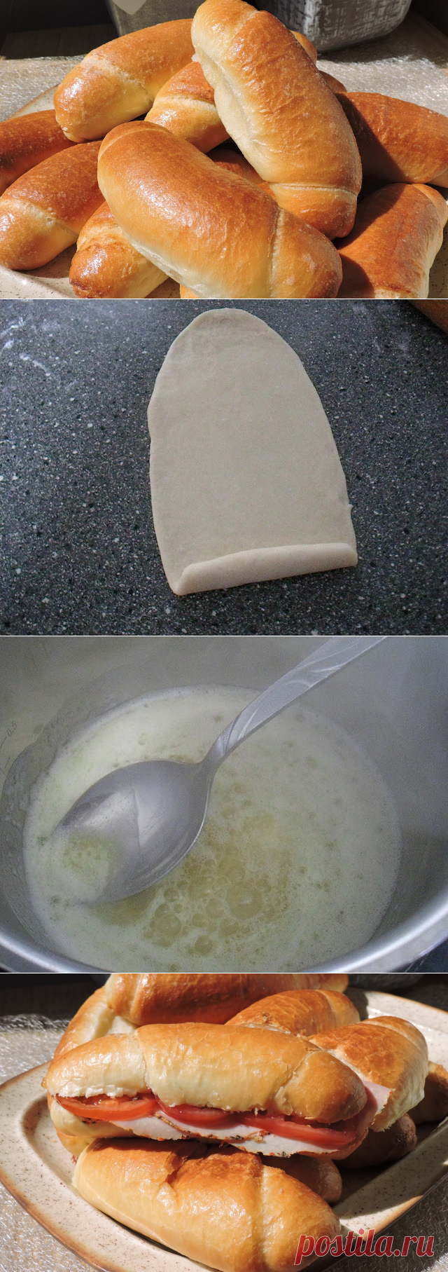 В моята кухня с мен Ваня Джорджевич: Кифлички за чудо и приказПродукти:

500 гр. брашно
1 ч.л. сол
250 мл. топла вода
25 гр. прясна мая
1 с.л. захар
100 мл. олио

Още:

майонеза
70 гр. масло
плънка по желаниеПриготвяне:

В пресято брашно добавете сол.
В топла вода добавете захар и мая. Без да шупва добавете в брашното, добавете и олио. Замесете меко тесто. Веднага без да втасва тестото, разделете еднакви части от по 80 гр. и оформете топчета.