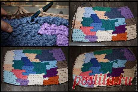 Вяжем крючком овальный коврик в детскую комнату / Вязание крючком / Вязаные крючком аксессуары