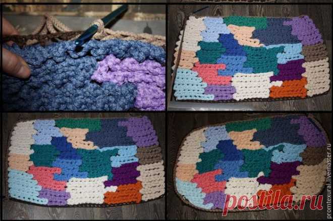 Вяжем крючком овальный коврик в детскую комнату / Вязание крючком / Вязаные крючком аксессуары