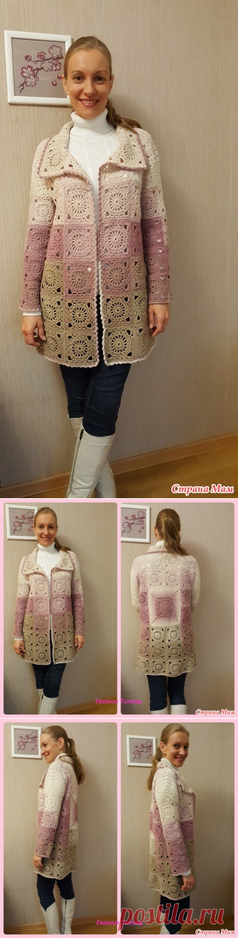 . Кардиган по мотивам жакета от Ольги Маннаповой (Aisha Crochet). Крючок - Все в ажуре... (вязание крючком) - Страна Мам