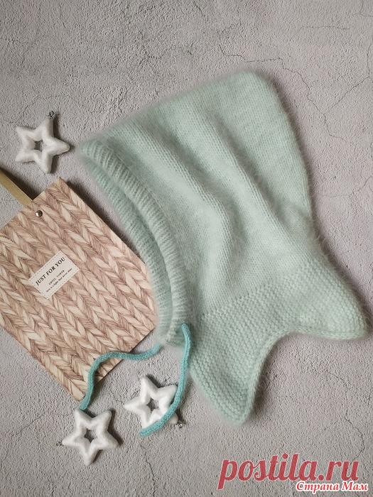 Капор капюшон снуд из пуха норки Хочу показать очередной капор или снуд капюшон.  В этот раз вязала его из пряжи пух норки мятногот цвета, очень понравился оттенок, до этого были отвязаны белый, бежевый и серый.