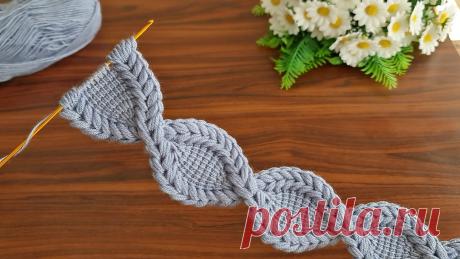 Wow!. 😇Amazing!. sell as many as you can weave. Crochet gorgeous hairband.Hair band.Tunisian crochet #knittinglife #crochet #easy #easycrochet #3d #baby #babyblanket #bebekbattaniyesi #bag #hair #hairbandENGLISH                                         Ch  = ...