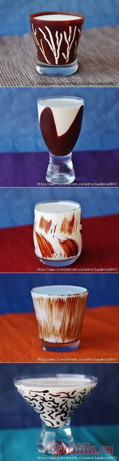 Шоколадные узоры
