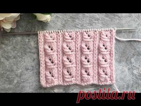 УЗОРЫ СПИЦАМИ! АЖУРНЫЕ КОСЫ!