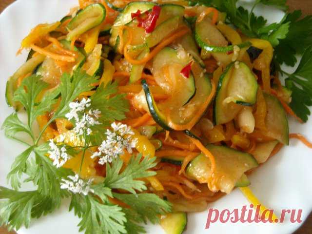 Кабачки по-корейски / Простые рецепты