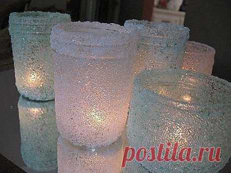 Подсвечники из соли своими руками