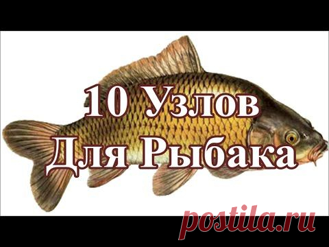 >> 10 самых необходимых узлов для рыбалки. От рыбака к рыбаку Fishing knots | Видео