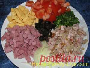 Салат из копченой курицы - рецепт с пошаговым фото