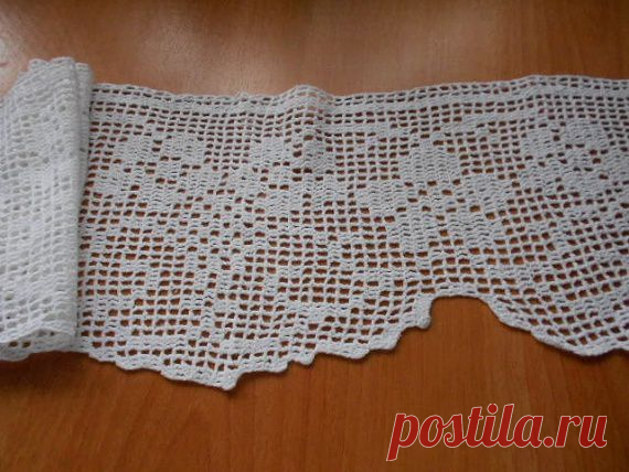 Мои вязаные бордюрчики для кухонных полочек. / Вязание крючком / Вязание крючком. Ваши работы