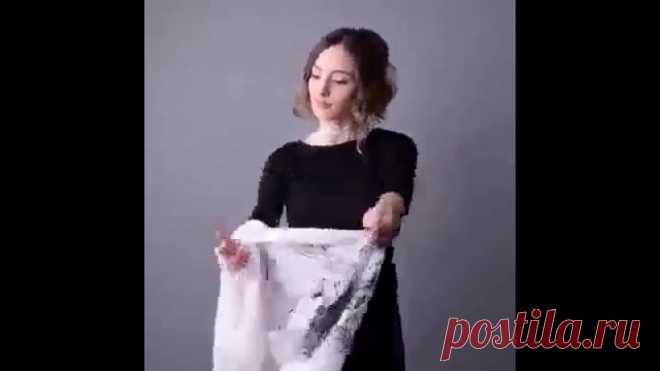 Как носить шарфик красиво. Интересные способы. Актуально!