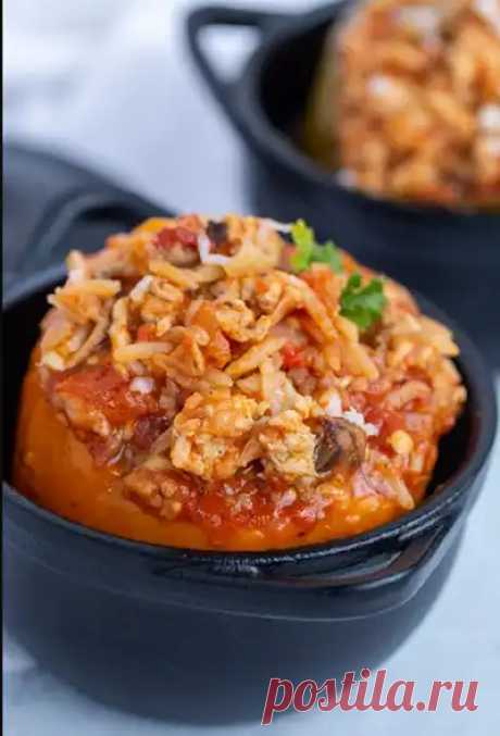 Рецепт фаршированного перца с индейкой