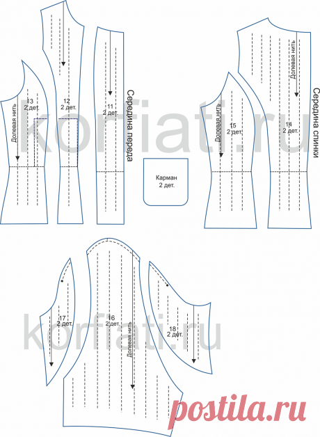 Халат женский выкройка