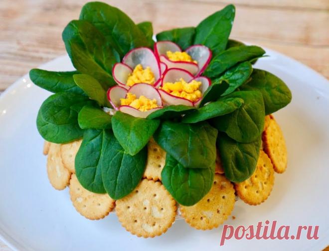 Весенний праздничный салат "Фиалка" - пошаговый рецепт + видео &raquo; Женский Мир