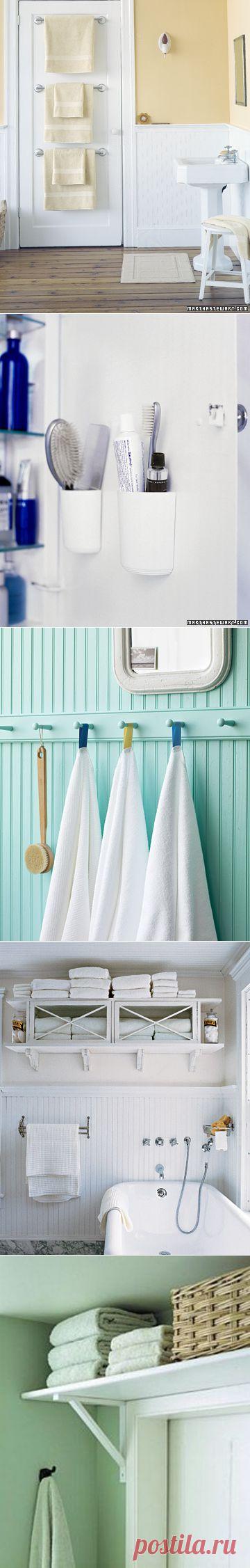 Как задействовать пустое пространство ванной комнаты - Ремонт и дизайн