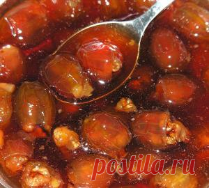 Варенье из крыжовника с грецкими орехами - рецепты с фото