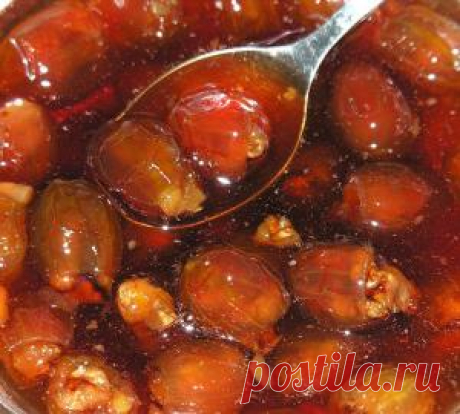 Варенье из крыжовника с грецкими орехами - рецепты с фото