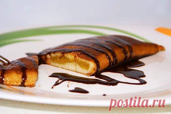 Быстрые блинчатые «пирожки» на кефире - Простые рецепты Овкусе.ру