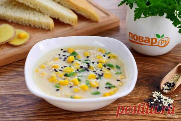 Быстрый куриный суп с кукурузой и имбирем - пошаговый рецепт с фото на Повар.ру