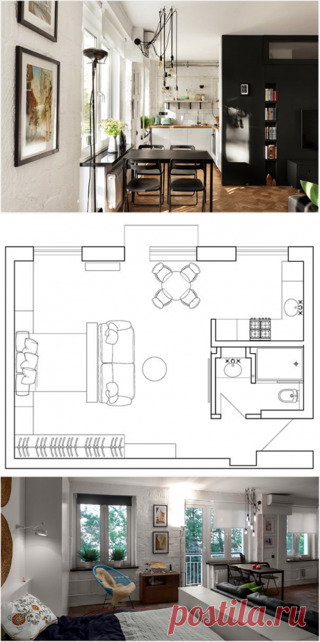 43 ХРУЩЕВСКИХ МЕТРА - КАКАЯ МОЖЕТ БЫТЬ ПЕРЕПЛАНИРОВКА