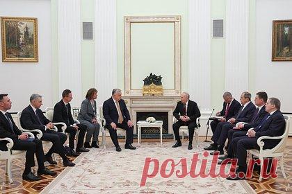 Песков объяснил временной зазор между приездом Орбана в Кремль и стартом переговоров