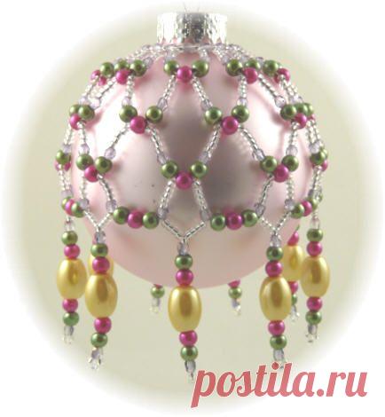 Beaded Christmas Ornament