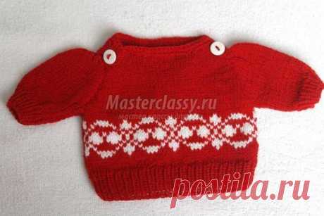 Вязание. Одежда для куклы baby born. Пошаговый мастер-класс