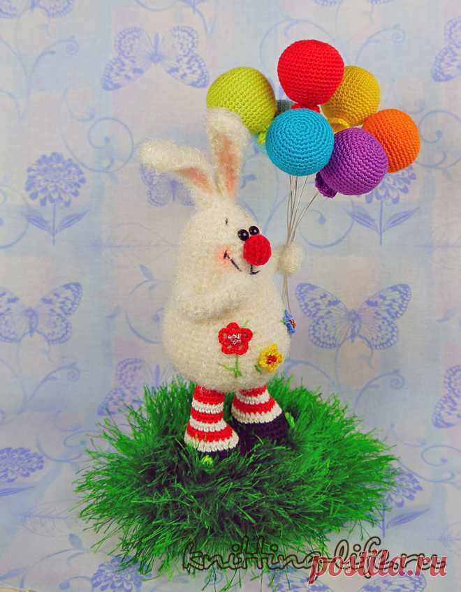 Зайчик с радугой