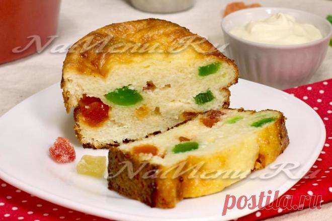 Творожная запеканка с цукатами: рецепт