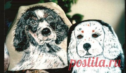 rockpaintingiii: View Photo: English Setter & Spaniel Puppy