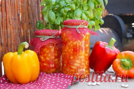 Лечо с фасолью на зиму - 10 очень вкусных рецептов (с фото)