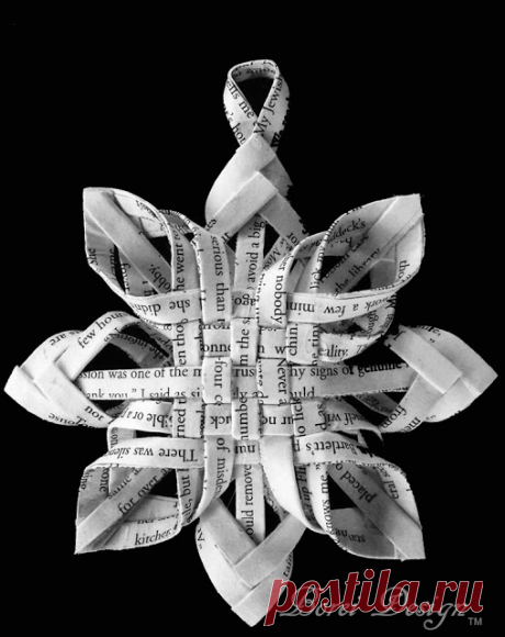 How To Create Swedish Advent Stars Using Recycled Book Pages