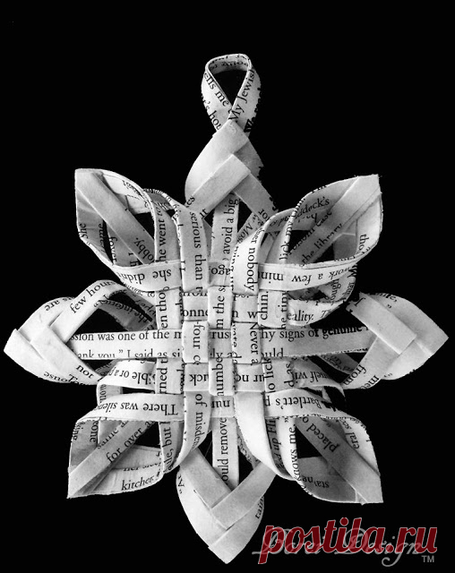 How To Create Swedish Advent Stars Using Recycled Book Pages
