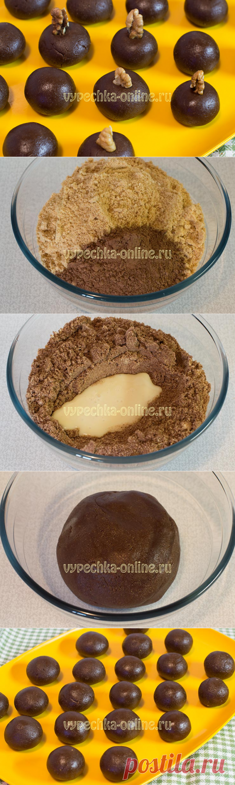 ✔️Конфеты из печенья, сгущенки и какао в домашних условиях своими руками – рецепт с фото