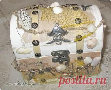 Как я делала сундук пиратский. МК. | Страна Мастеров