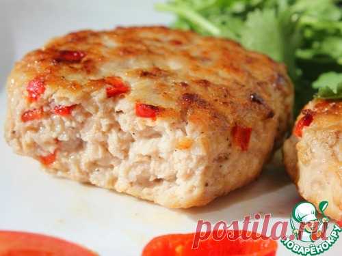 Домашние котлеты с болгарским перцем - кулинарный рецепт