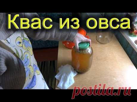 Домашний квас из овса