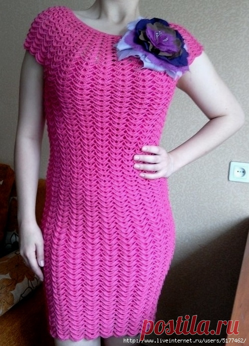 Платье любимым узором