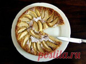 Яблочный овсяный пирог