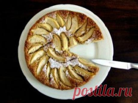 Яблочный овсяный пирог