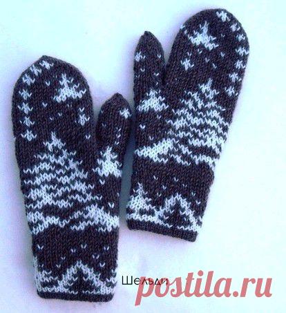Варежки с орнаментом,подборка 2