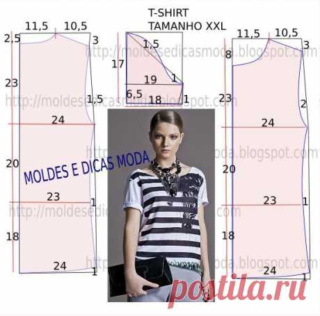MOLDE DE T-SHIRT FÁCIL -65